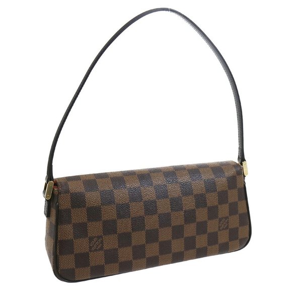 Authenticity Guarantee  LOUIS VUITTON RECOLETA HAND BAG FL0033 PURSE DAMIER EBEN - Picture 2 of 10